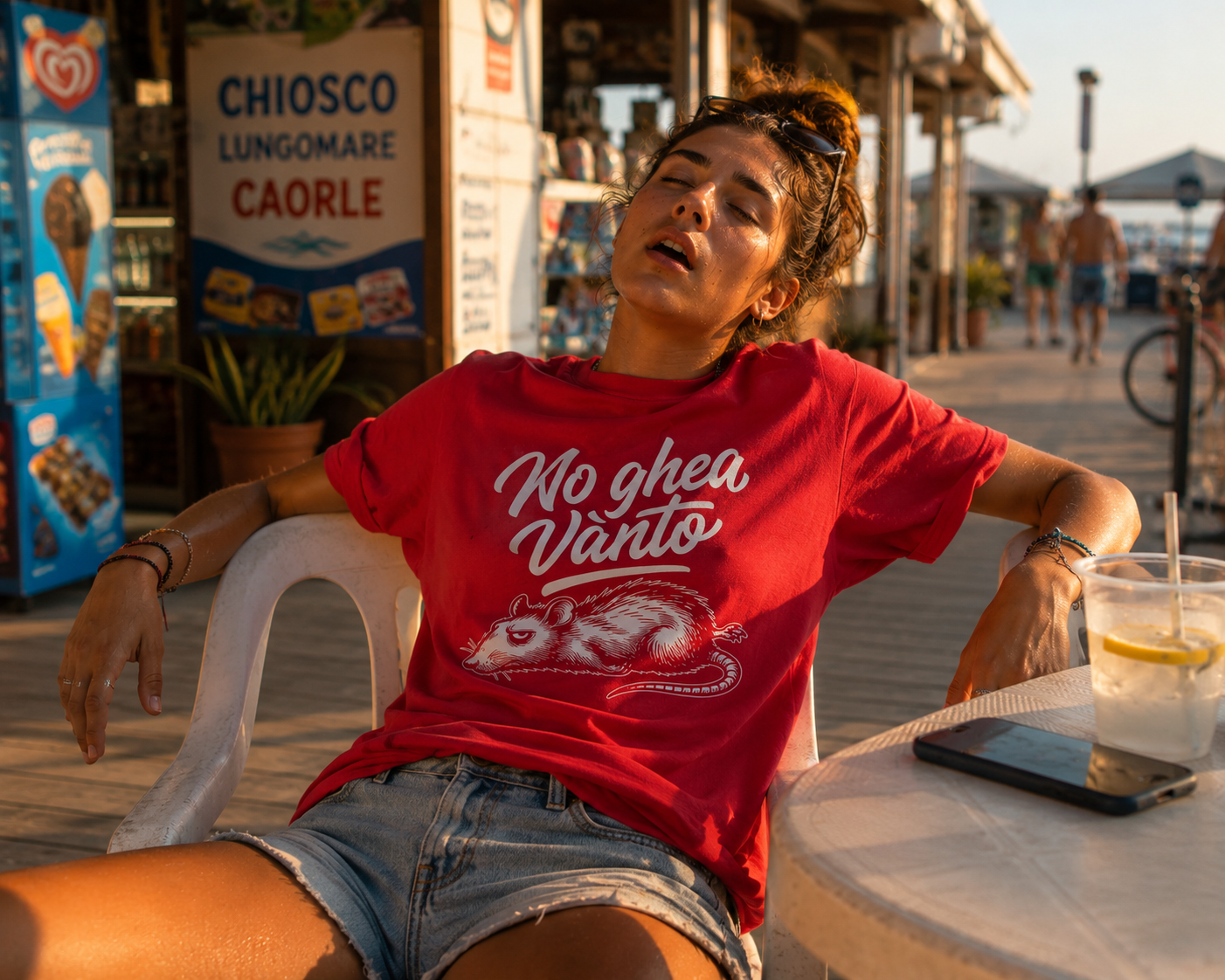 NO GHEA VANTO - Heavyweight Unisex Crewneck T-shirt | Gildan® 5000