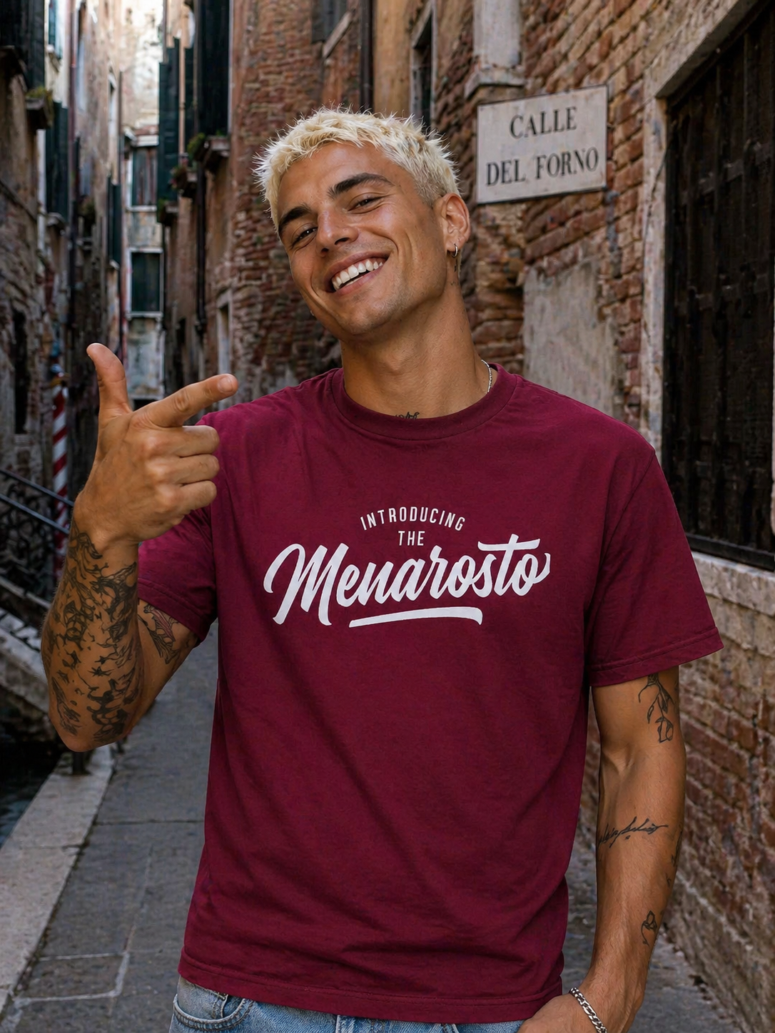 MENAROSTO - Heavyweight Unisex Crewneck T-shirt | Gildan® 5000