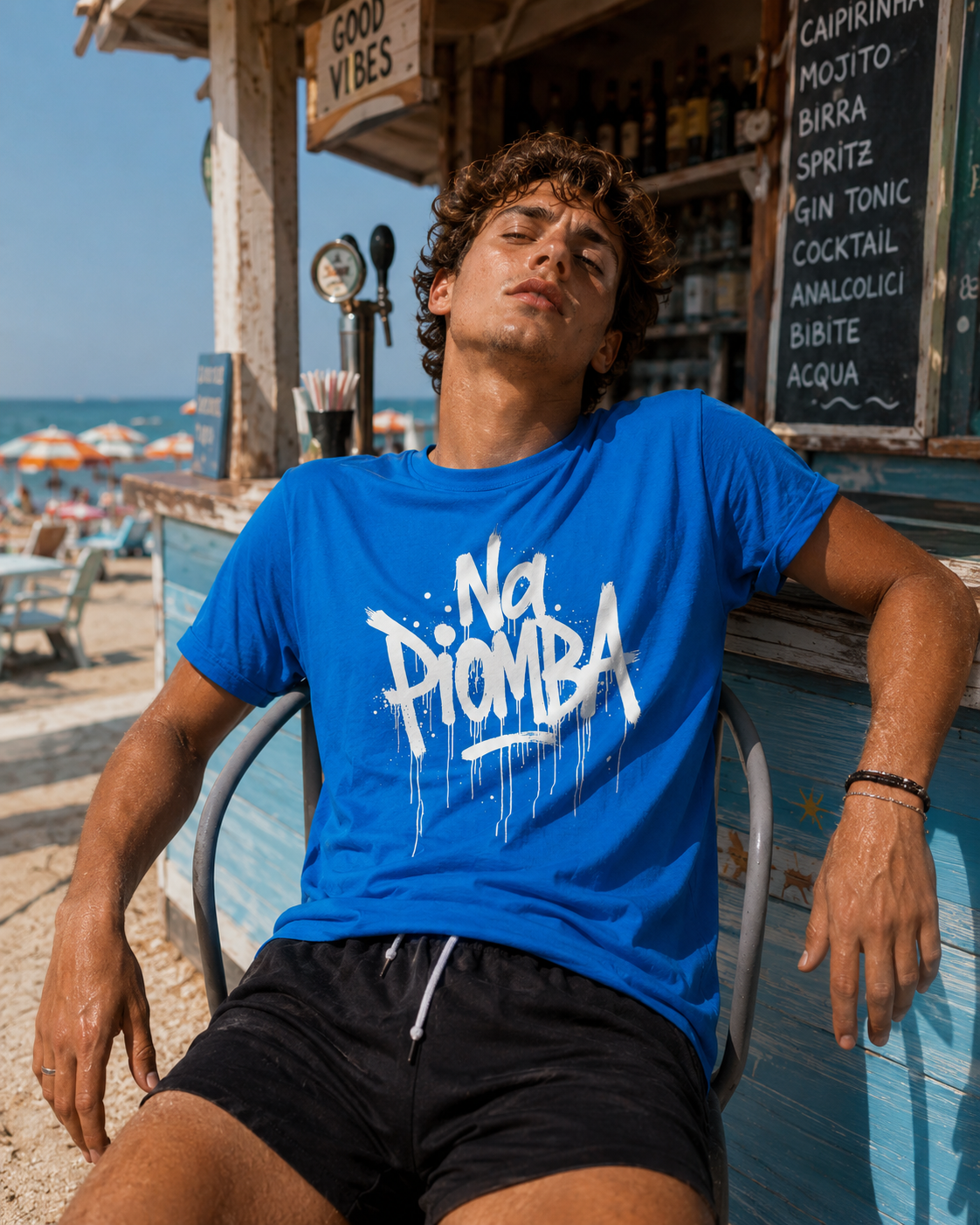 NA PIOMBA - Heavyweight Unisex Crewneck T-shirt | Gildan® 5000