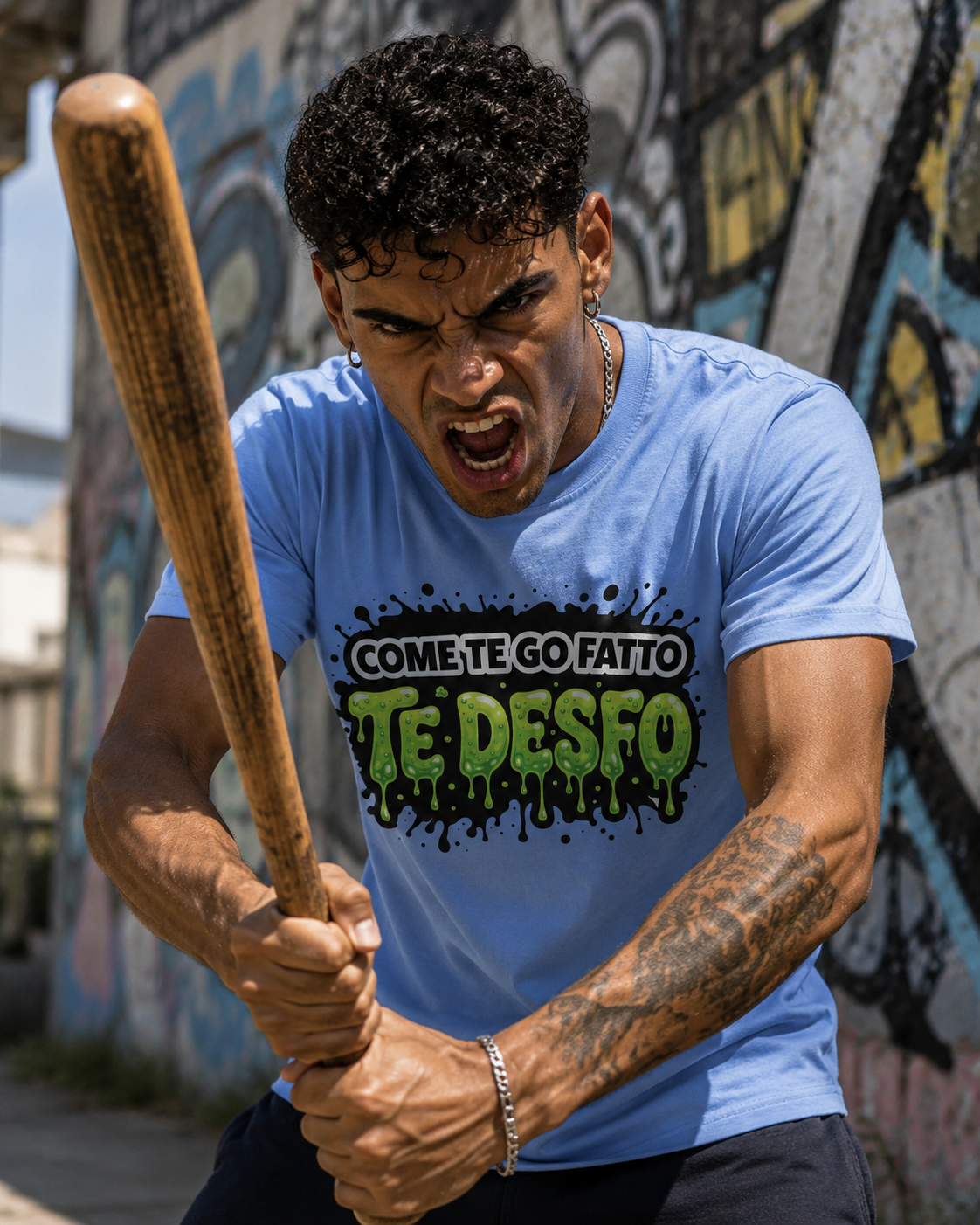 COME TE GO FATTO - Heavyweight Unisex Crewneck T-shirt | Gildan® 5000