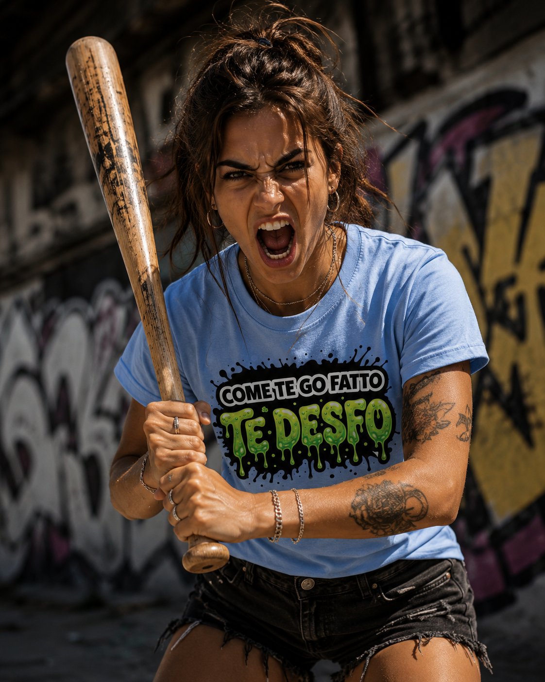 COME TE GO FATTO - Heavyweight Unisex Crewneck T-shirt | Gildan® 5000