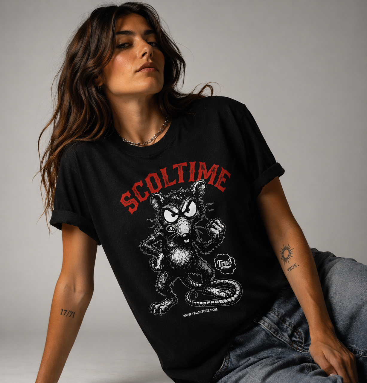 SCOLTIME - Heavyweight Unisex Crewneck T-shirt | Gildan® 5000