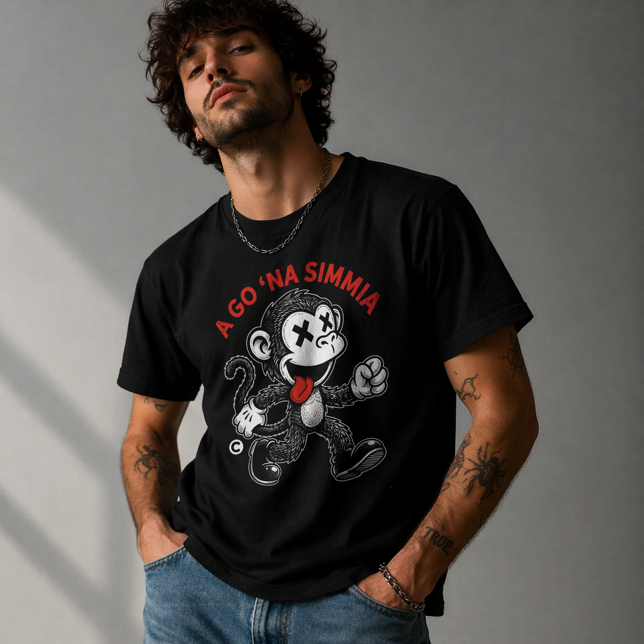 A GO NA SIMMIA - Heavyweight Unisex Crewneck T-shirt | Gildan® 5000