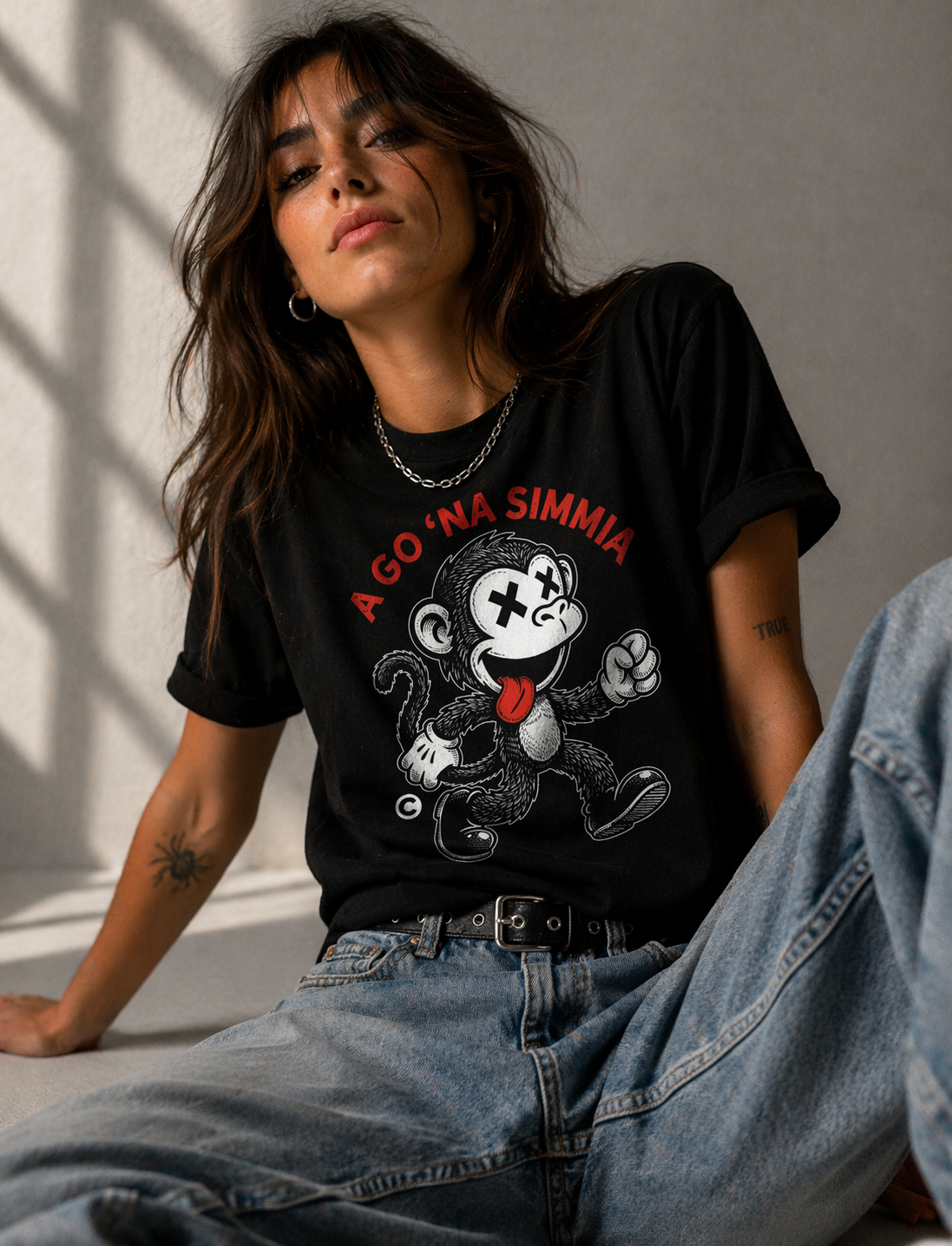 A GO NA SIMMIA - Heavyweight Unisex Crewneck T-shirt | Gildan® 5000