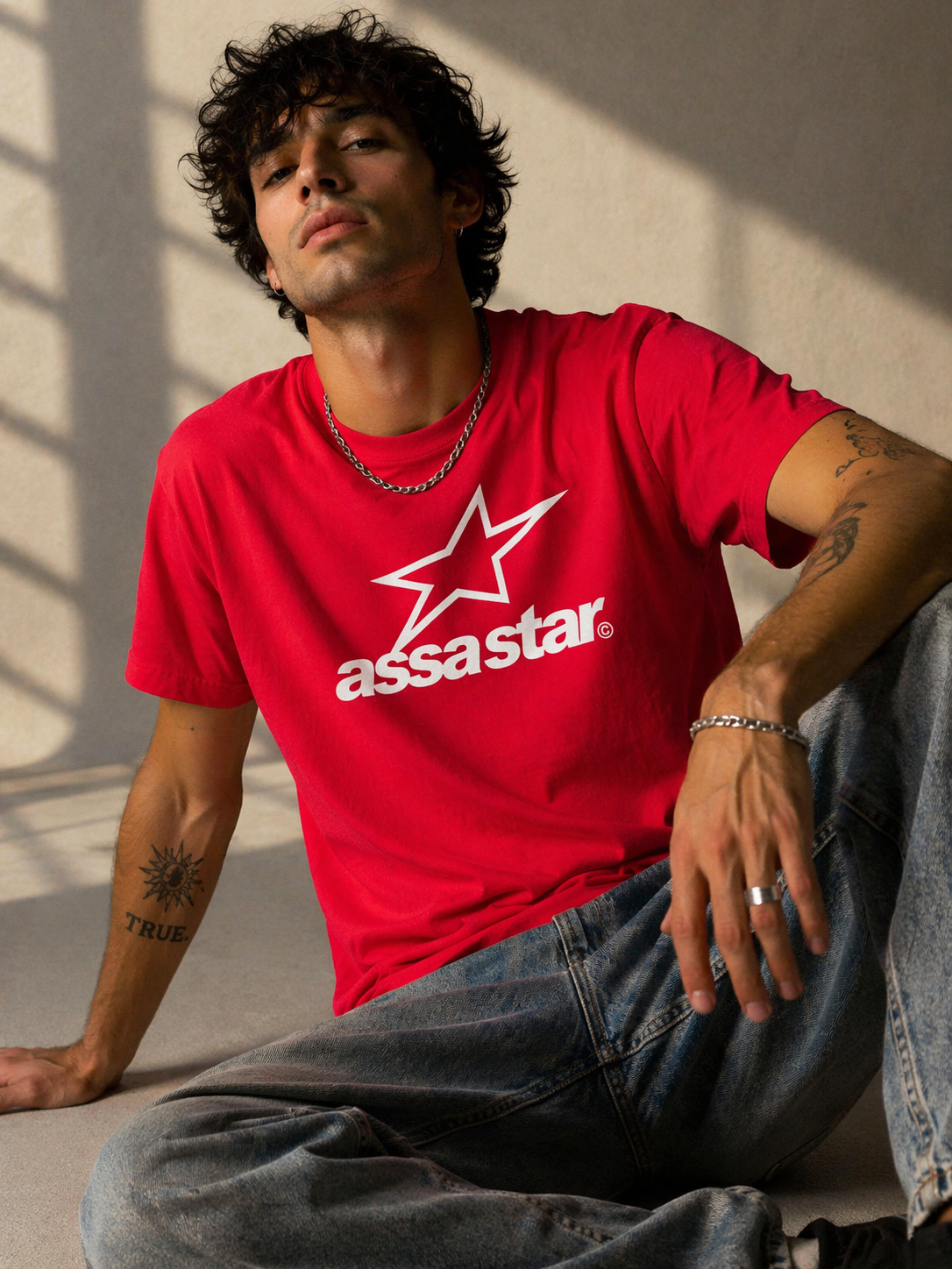 ASSA STAR - Heavyweight Unisex Crewneck T-shirt | Gildan® 5000