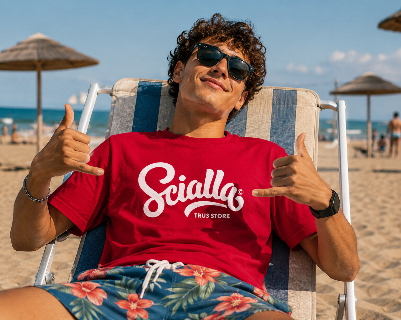 SCIALLA - Heavyweight Unisex Crewneck T-shirt | Gildan® 5000