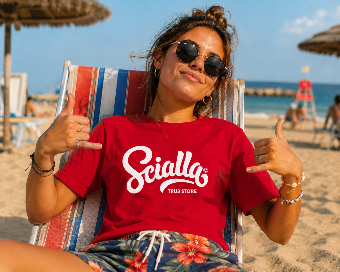 SCIALLA - Heavyweight Unisex Crewneck T-shirt | Gildan® 5000