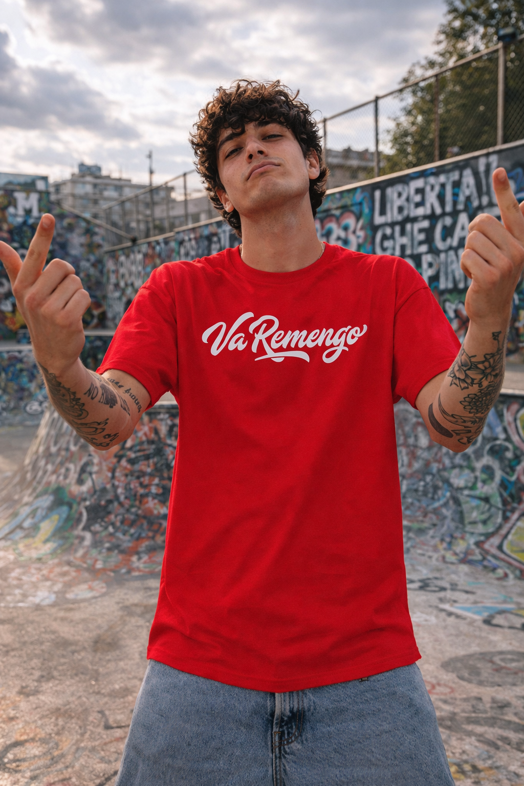 VA REMENGO - Heavyweight Unisex Crewneck T-shirt | Gildan® 5000