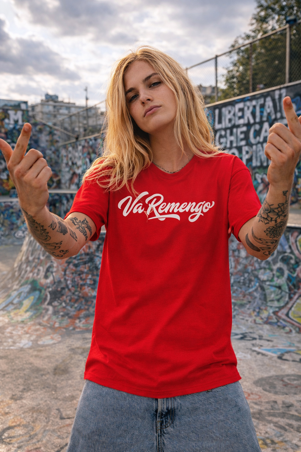 VA REMENGO - Heavyweight Unisex Crewneck T-shirt | Gildan® 5000