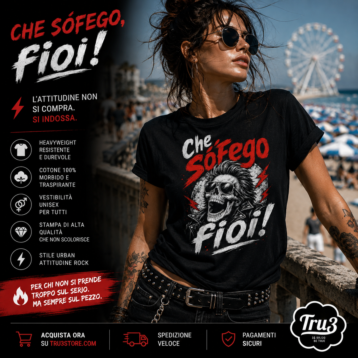 CHE SOFEGO FIOI - Heavyweight Unisex Crewneck T-shirt | Gildan® 5000