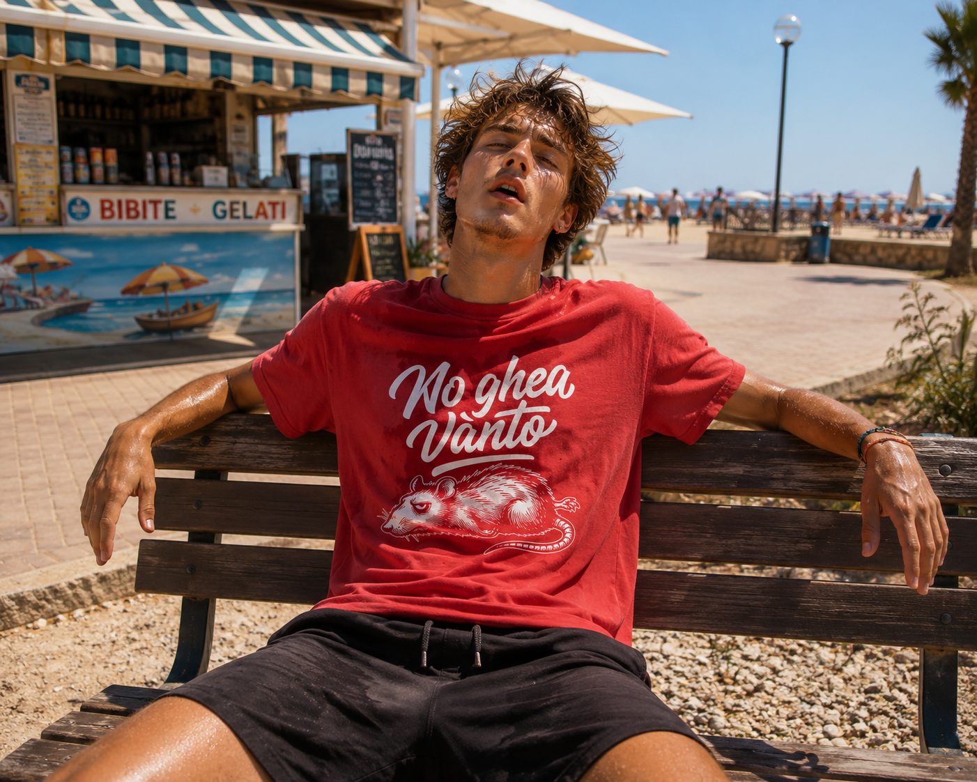 NO GHEA VANTO - Heavyweight Unisex Crewneck T-shirt | Gildan® 5000