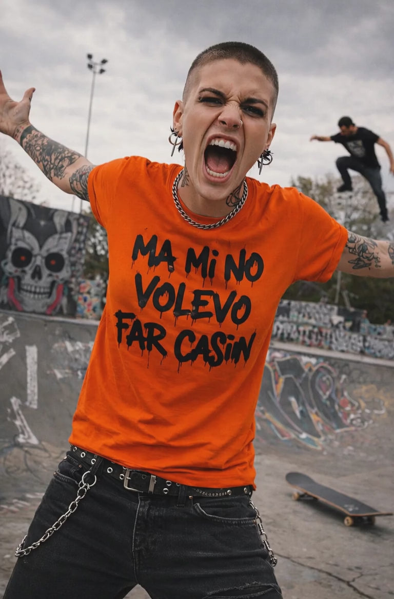 MA MI NON VOLEVO FAR CASIN - Heavyweight Unisex Crewneck T-shirt | Gildan® 5000